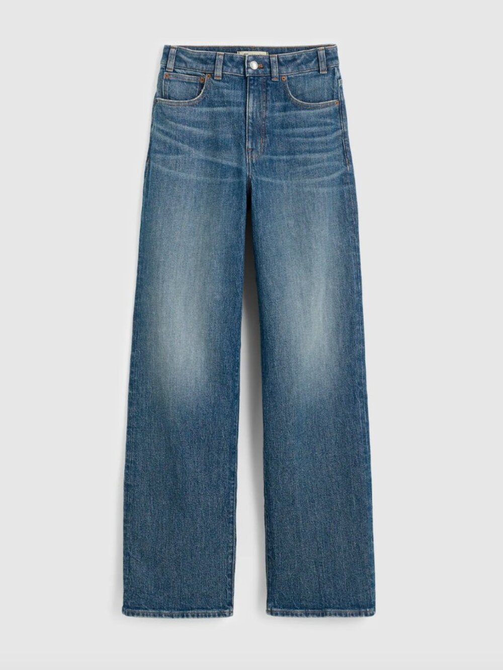 NWT Madewell Perfect Vintage Wide Leg Jean Medium Wash Size 18W